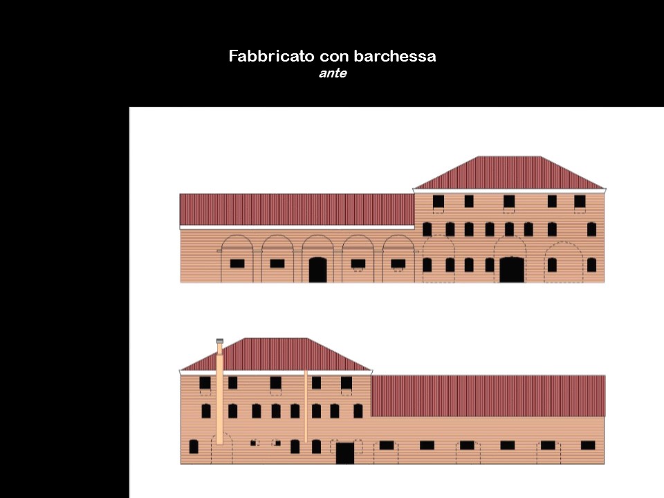 Fabbricato con barchessa — stato ante operam