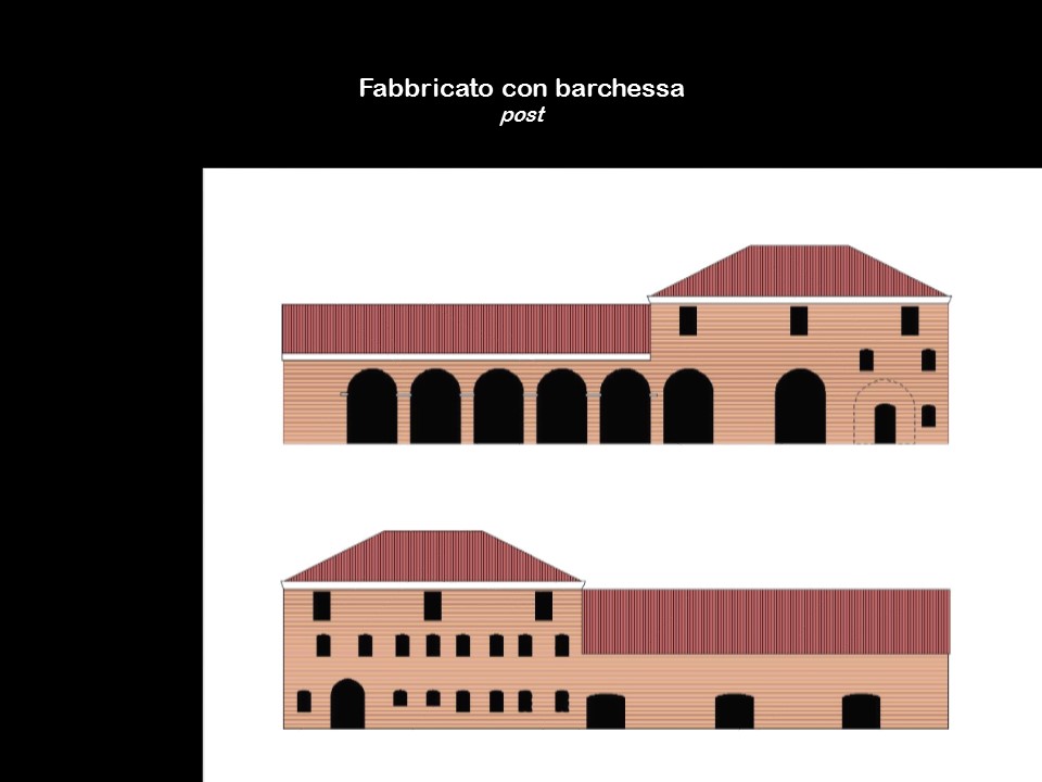 Fabbricato con barchessa — stato post operam