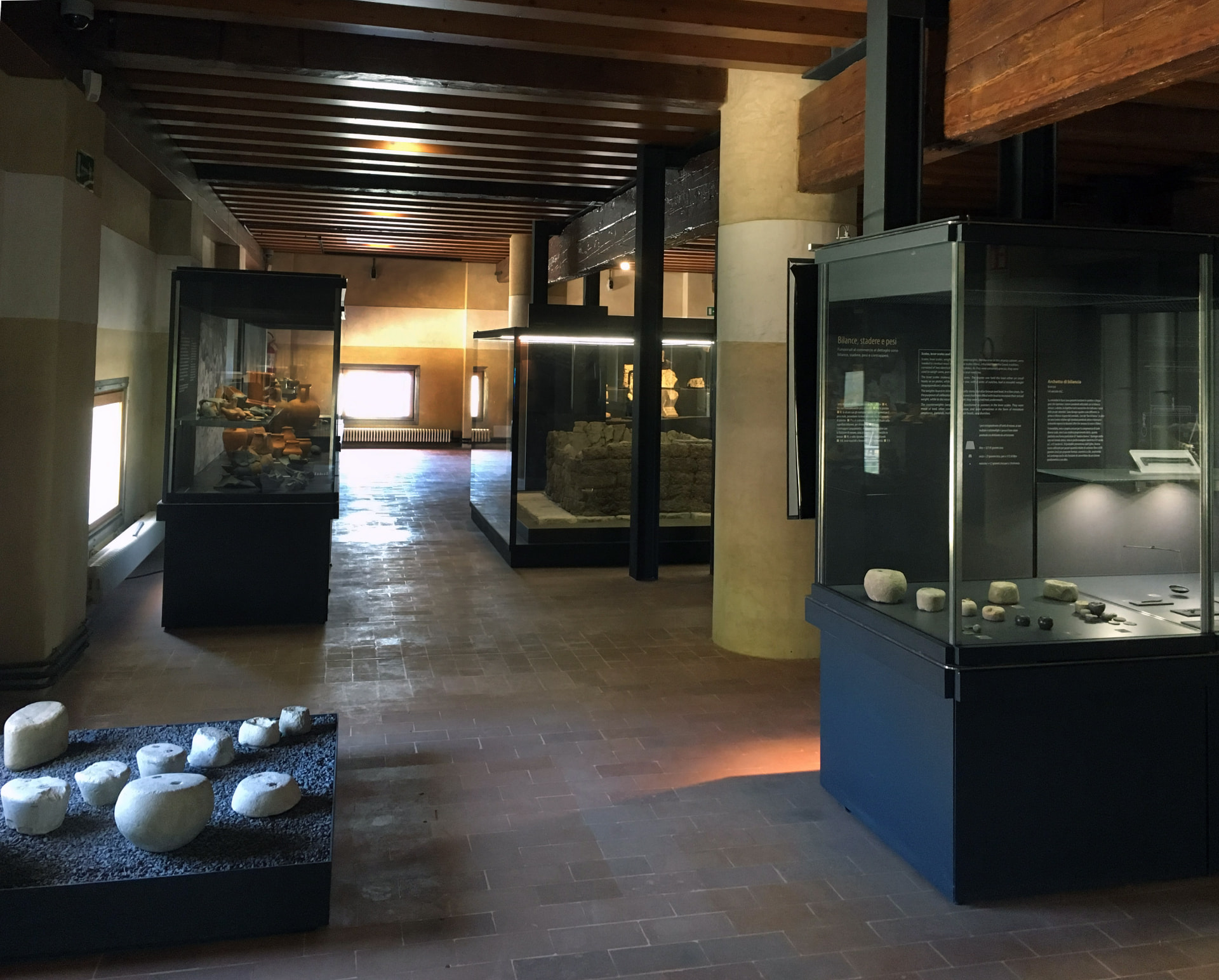 Percorso espositivo al piano primo